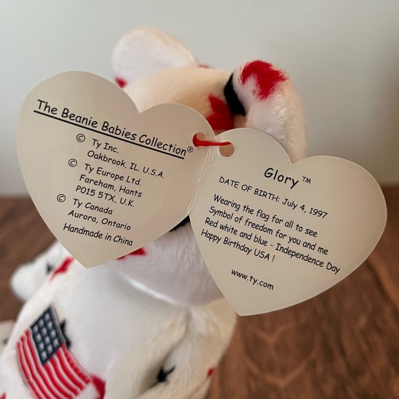 3 FOR $25: Authentic TY Beanie Babies Glory the Bear, 1997. NWT - Picture 4 of 4